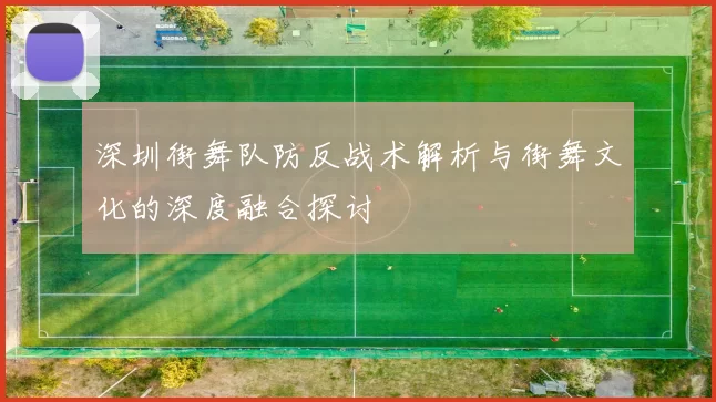 深圳街舞队防反战术解析与街舞文化的深度融合探讨
